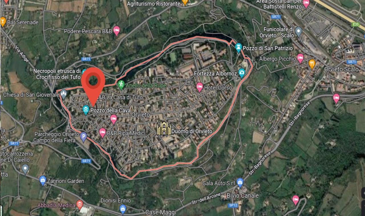 Stanza Con Bagno Privato Orvieto Centro Storico, Aria Condizionata Netflix Vicino Al Pozzo Della Cava-Affittacamere "Carvajal Rooms" Екстериор снимка
